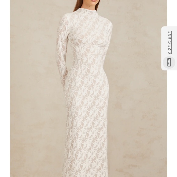 Miss Rosier Dresses & Skirts - Elegant White Lace Dress